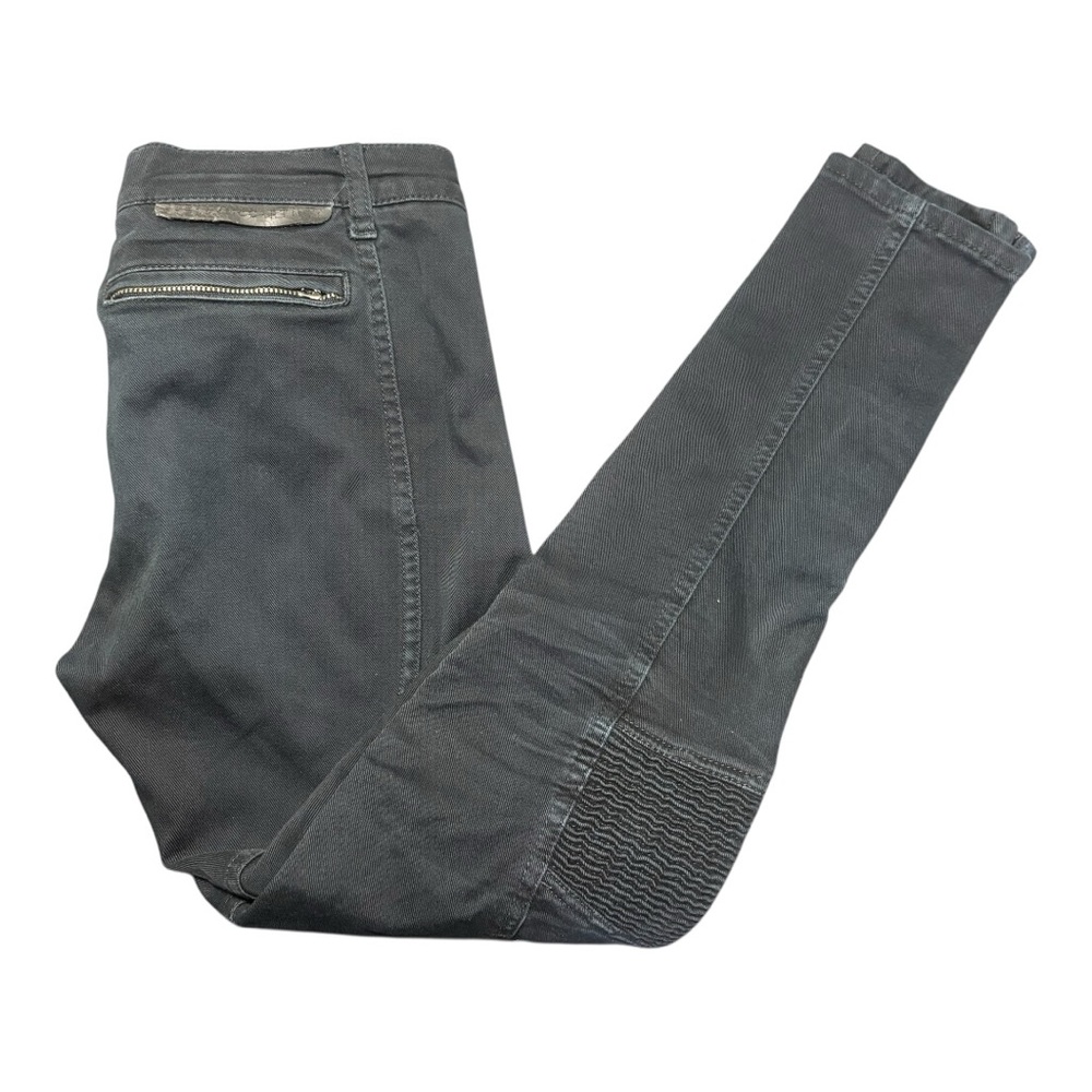 STELLA McCARTNEY Black Biker-Style Skinny Jeans